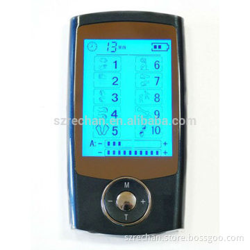 2014 HOT factory price Mini Ipod massager with real dual ports seperately/Mini Personal TENS Massager